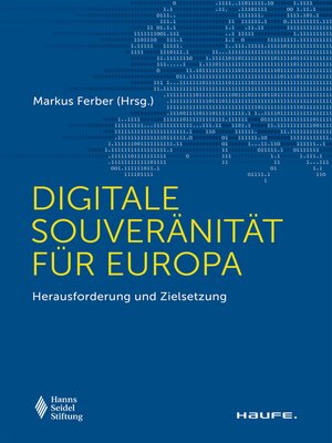 cover image of Digitale Souveränität für Europa